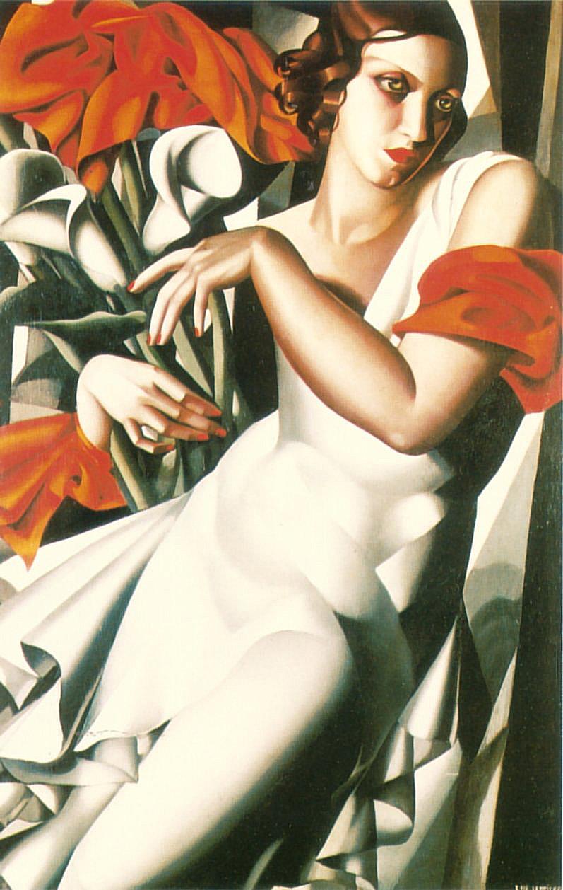 Porträt von ira p 1930 zeitgenössische Tamara de Lempicka Ölgemälde